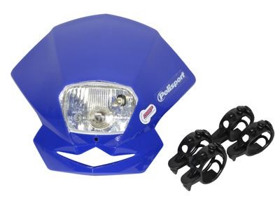 koplampspoiler blauw Cross-Supermotard